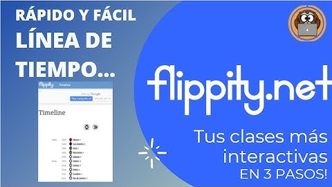 SOLO 3 PASOS: LINEA DE TIEMPO CON FLIPPITY