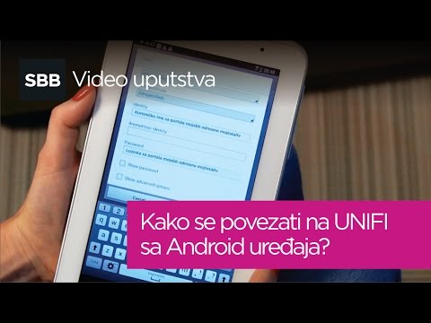 Kako se povezati na UNIFI sa Android uređaja?