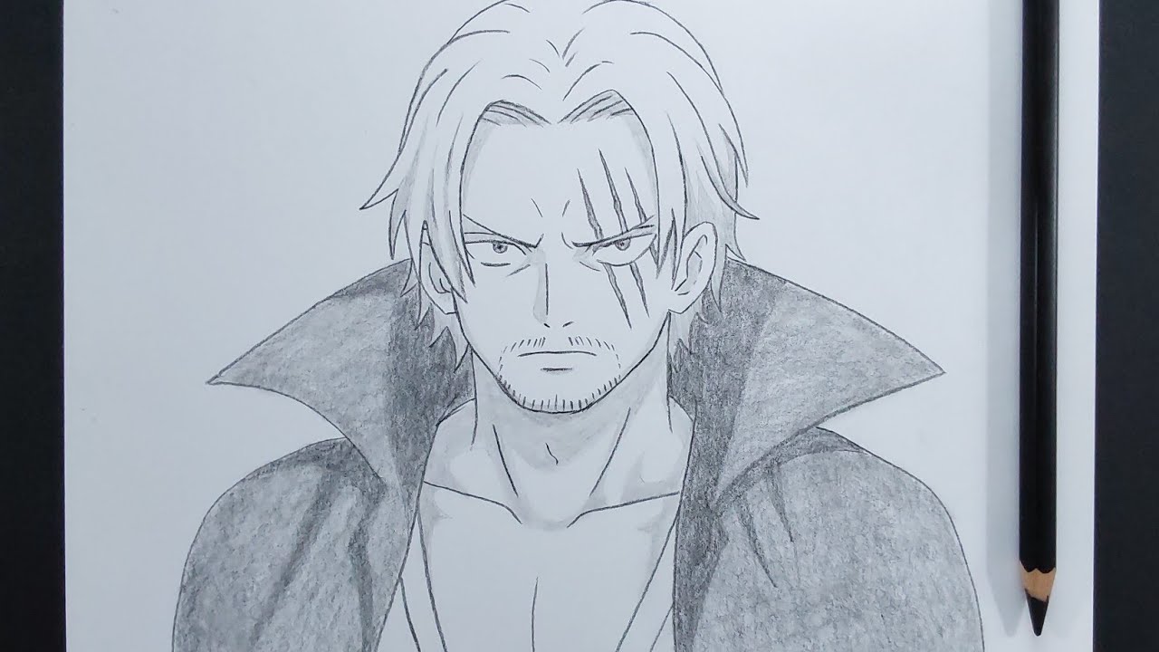 How To Draw Shanks Step By Step || Easy One Piece Drawing
