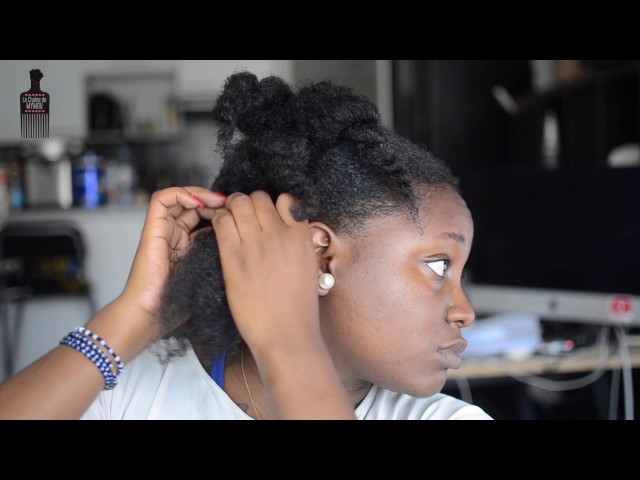 Easy Updo  Coiffure Cheveux Crépus - Ritini