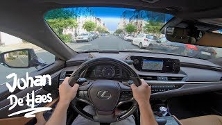 2020 LEXUS ES 300h HYBRID 218 HP POV TEST DRIVE