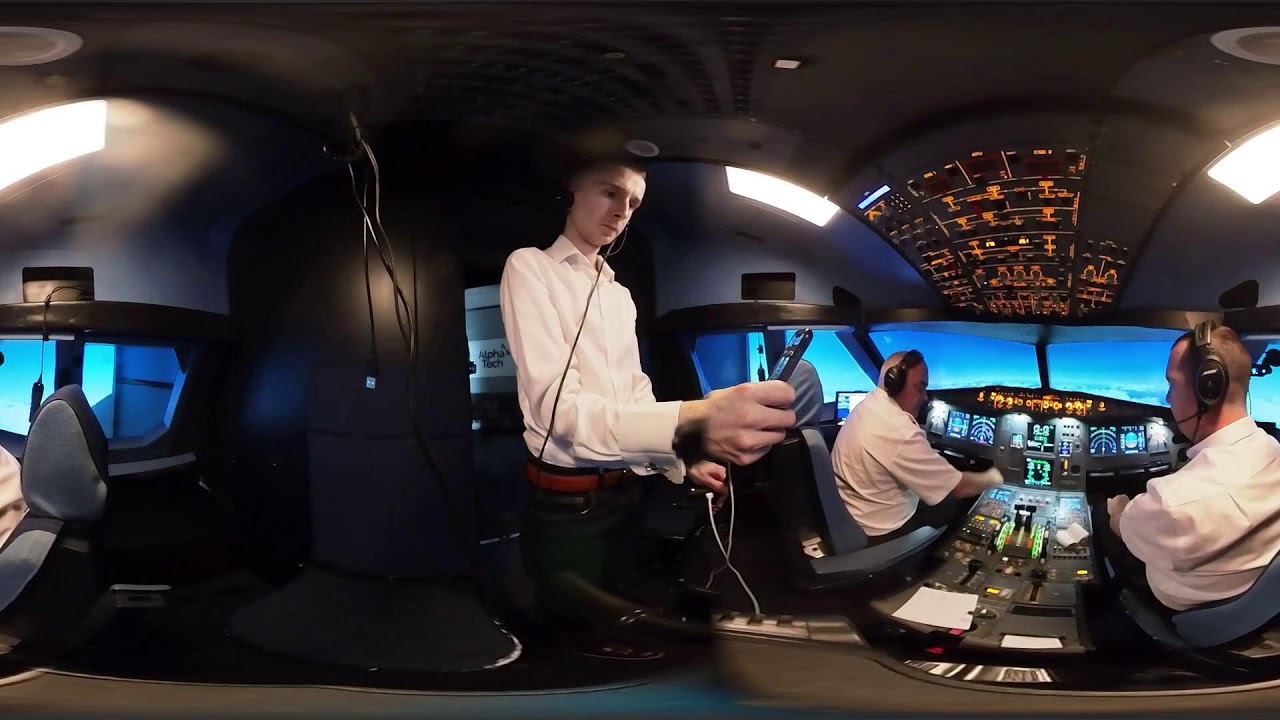 Live Airbus A320 Simulator at AlphaTech