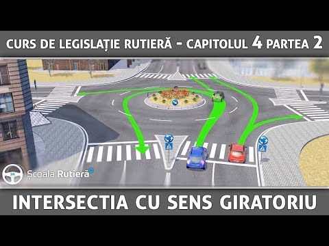 Video: La sensul giratoriu virați la stânga?