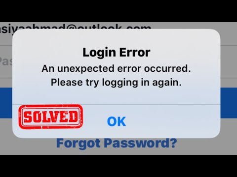 Facebook Login Error an Unexpected Error Occurred iPhone | iOS 15 | 2022 | Facebook App Login Error
