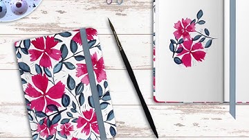 Turning a watercolour painting into a repeat pattern II