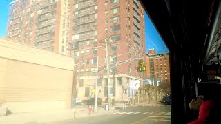 Walking and riding bus in New Jersey | Summit Ave at 8th St in Union City to Observer Hwy in Hoboken