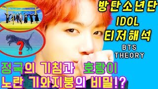(ENG SUB) [BTS THEORY] IDOL teaser M/V 'Why does he cough?! Why do tigers come in?!'