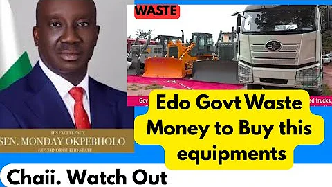 Edo Govt. Okpebholo Waste Edo money on this Equipments. Buy this 👉instead.