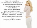 Britney Spears  Perfect Lover [ with lyrics ]