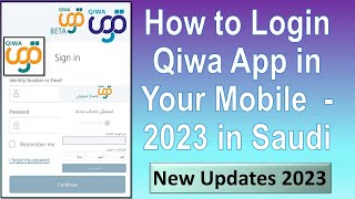 How to Login Qiwa App in your mobile 2023 in Saudi Arabia II Qiwa Portal 2023 II Gi Tube screenshot 4