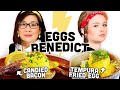 We cook eggs benedict from food wars two ways to see who is better  shokugeki