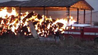 Straw on fire 3