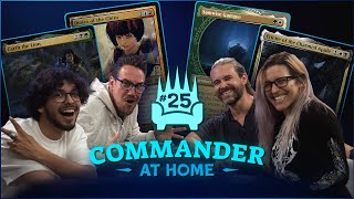 Commander at Home #25 - Samwise vs Eriette vs Jhoira vs Carth the Lion - Ben Brode & Xolo Maridueña