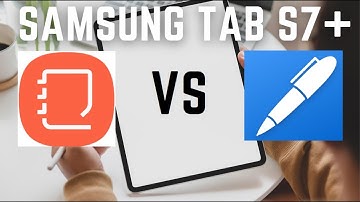 Samsung Notes vs Noteshelf | Samsung Galaxy Tab S7+ | Note-Taking