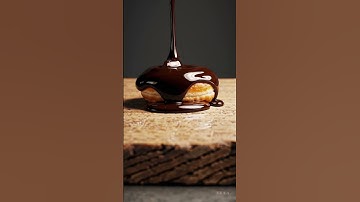 Thumbnail of Slow-Motion Chocolate Drizzle on Donut 🍩 #satisfying #slowmo #food #shorts #chocolate #satisfy