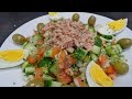 Salade tunisienne  slata tounssiya de tunis