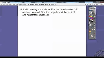 Geometric Vectors (Part 2)  - Section 8.1