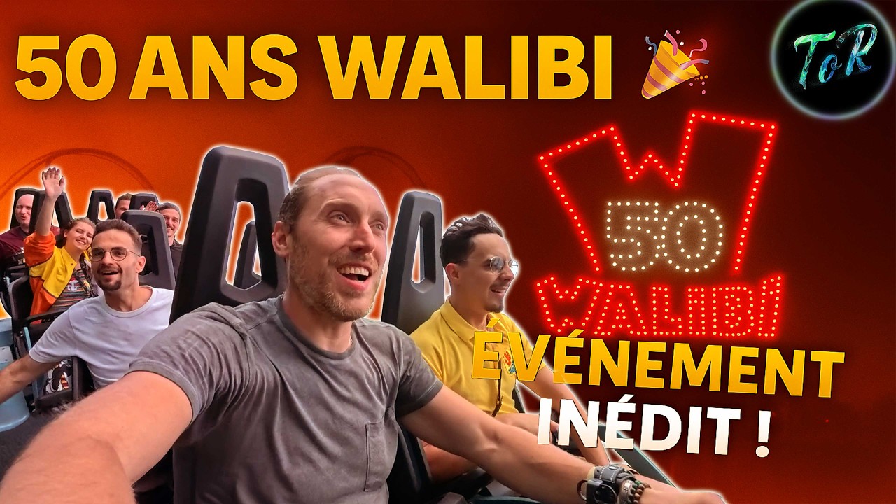 🎉 50 ANS DE WALIBI BELGIUM : Une journée folle dans le parc !