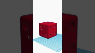 3D 모델링 프로그램 비교 - 퓨전 360 틴커캐드 블렌더 - 주사위