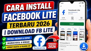 How to Install the Latest Version of Facebook Lite 2026 | Download FB Lite