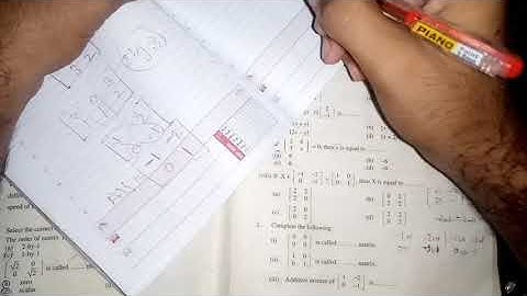 Class 9th // Chapter 1 // Review Exercise // Matrices // Mathematics