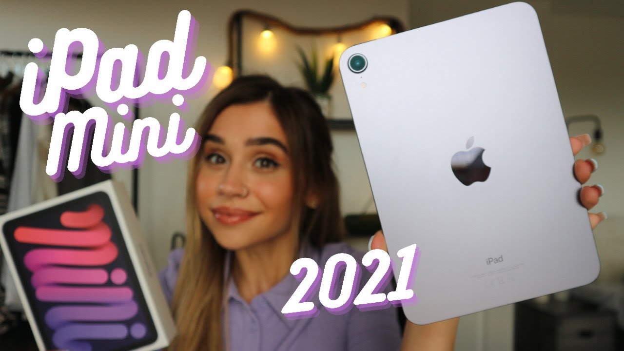 the new iPad MINI is so cute! Purple iPad Mini Unboxing 