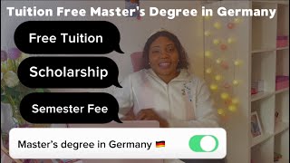 Did you know? FREE TUITION UNIVERSITIES IN GERMANY: Master’s degree, Work, Flexible Academic System…