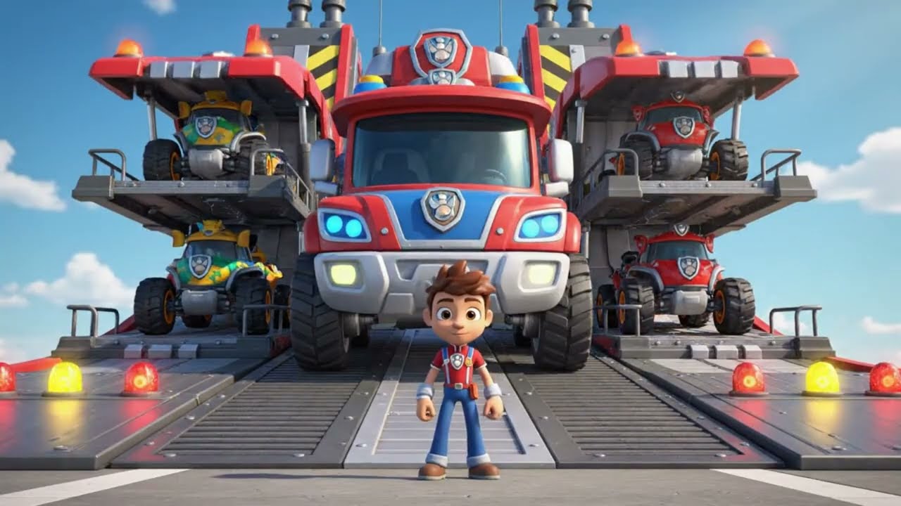 Laser Fire in the Fern Forest! 🎯 Paw Patrol Dino Rescue vs Invisible Robots | Safety & STEM