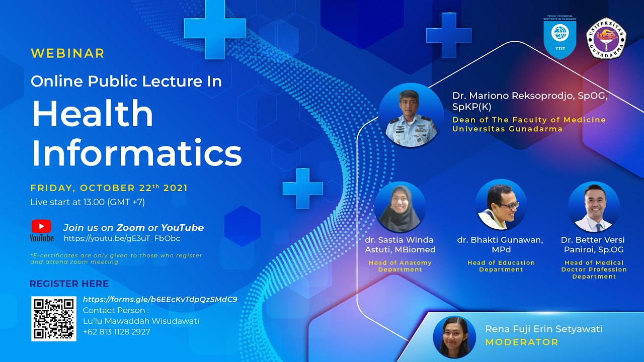 Online Public Lecture in Health Informatics - YouTube