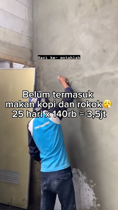 BUDGET RENOVASI DAPUR DAK COR BONDEX RUMAH SUBSIDI🏡🏡