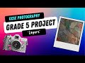 GCSE Photography Project Example - Grade 5 - Exam title Layers