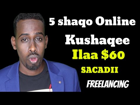 5 shaqo oo aad ku shaqeynkartid $10 ilaa $60 Saacadii Online adigaa u baahan computer iyo Internet