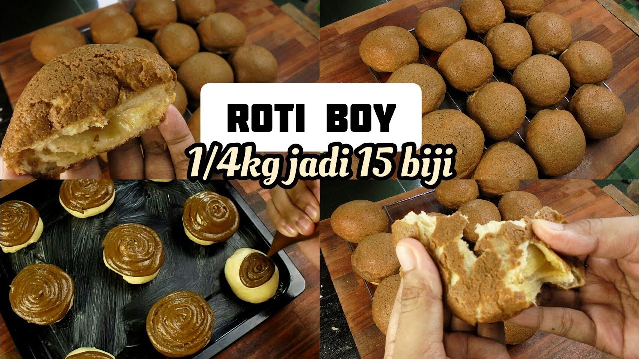 I Roti Boy RESEP ROTI BOY KRISPI DILUAR LEMBUT DIDALAM | ROTI BOY KW | ROTI O ...