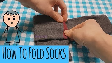 How To Fold Socks | Square Method