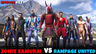 GTA X FREEFIRE: ZOMBIE SAMURAI VS RAMPAGE UNITED FINAL FIGHT - DJ K REVENGE