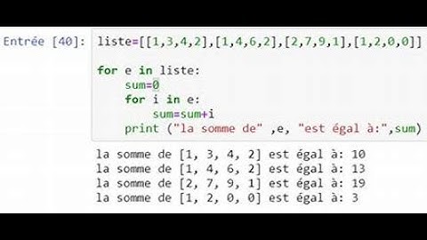 Calcul de la somme des chiffres d
