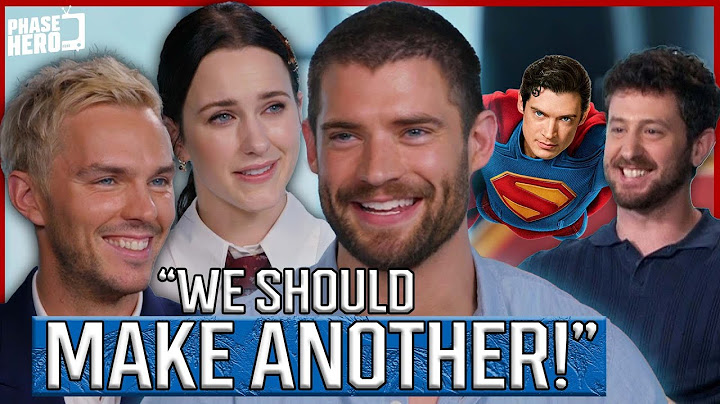 Redefining Superman & DC | David Corenswet, Rachel Brosnahan, & Nicholas Hoult Interview