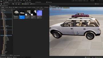 City Cars UE5 to UE4 Conversion Full Process Part 7 - Final Merge Materials