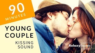 Young Couple KISSING: Sound of Love ❤️💛 ASMR, relax, sleep, soothing sound, background noise