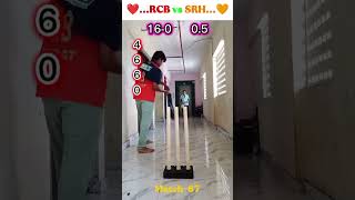 RCB vs SRH 1 vs 3 ❤️🧡 #srh #rcb #ipl