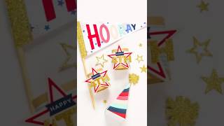 3 Fun 4th of July Paper DIY Table Decor with Essentials by Ellen