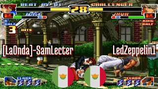 @kof99: [LaOnda]-SamLecter (MX) vs LedZeppelin1 (MX) [King of Fighters 99 Fightcade] Jun 22