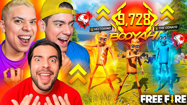RECORD MUNDIAL DE BOOYAHS  en FREE FIRE! ANTRONIX DONATO Y HECTORINO ROMPIENDOLA!