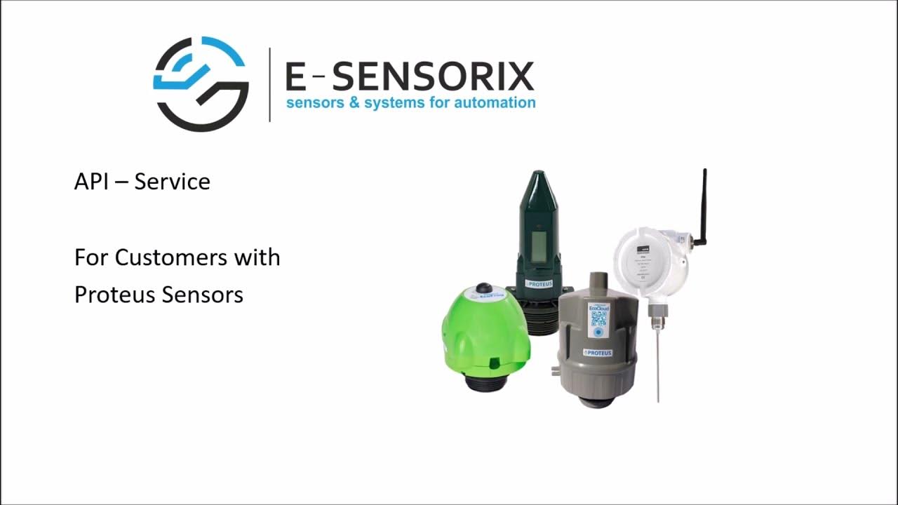 E-Sensorix - API: Introduction to the API - Service - for the Level Sensors  EcoFrog and EcoCloud 
