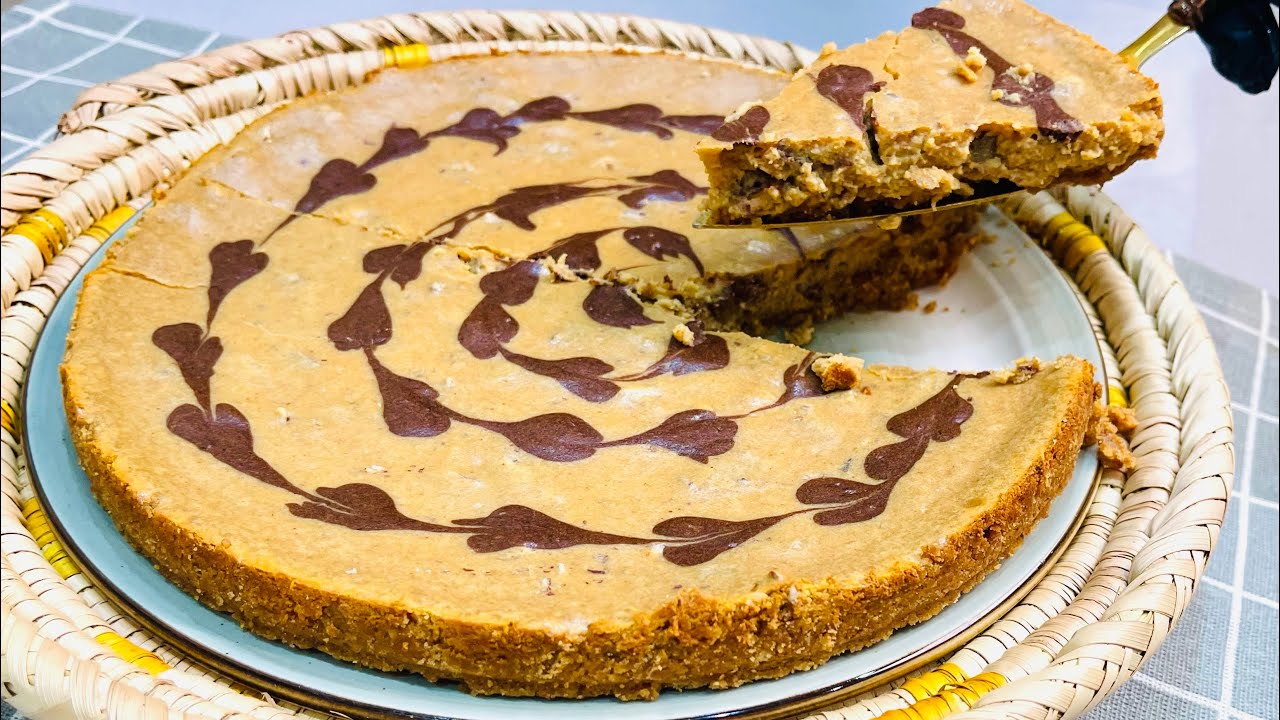 تشيزكيك التمر بالحليب المحموس والبيكان/بطريقة سهلة ولذيذة/تستحق التجربة!!!