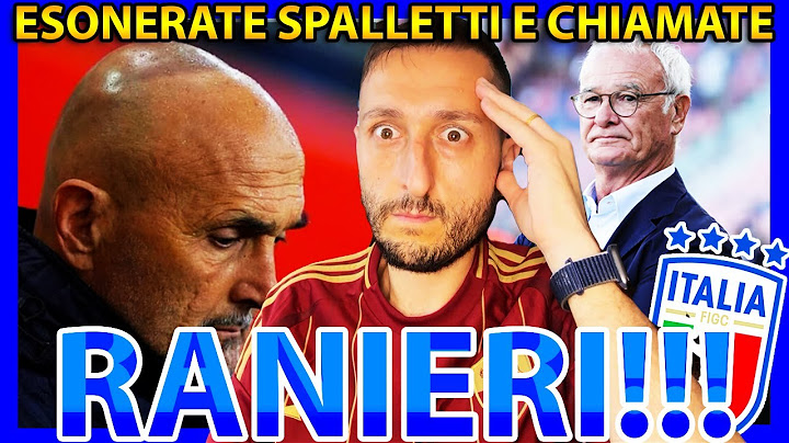 "ESONERATE SPALLETTI E SUPPLICHIAMO RANIERI DI VENIRE AD ALLENARE L'ITALIA‼️"