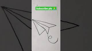 تعلم طريقة رسم طائرة ورقية ✈️✈️✈️