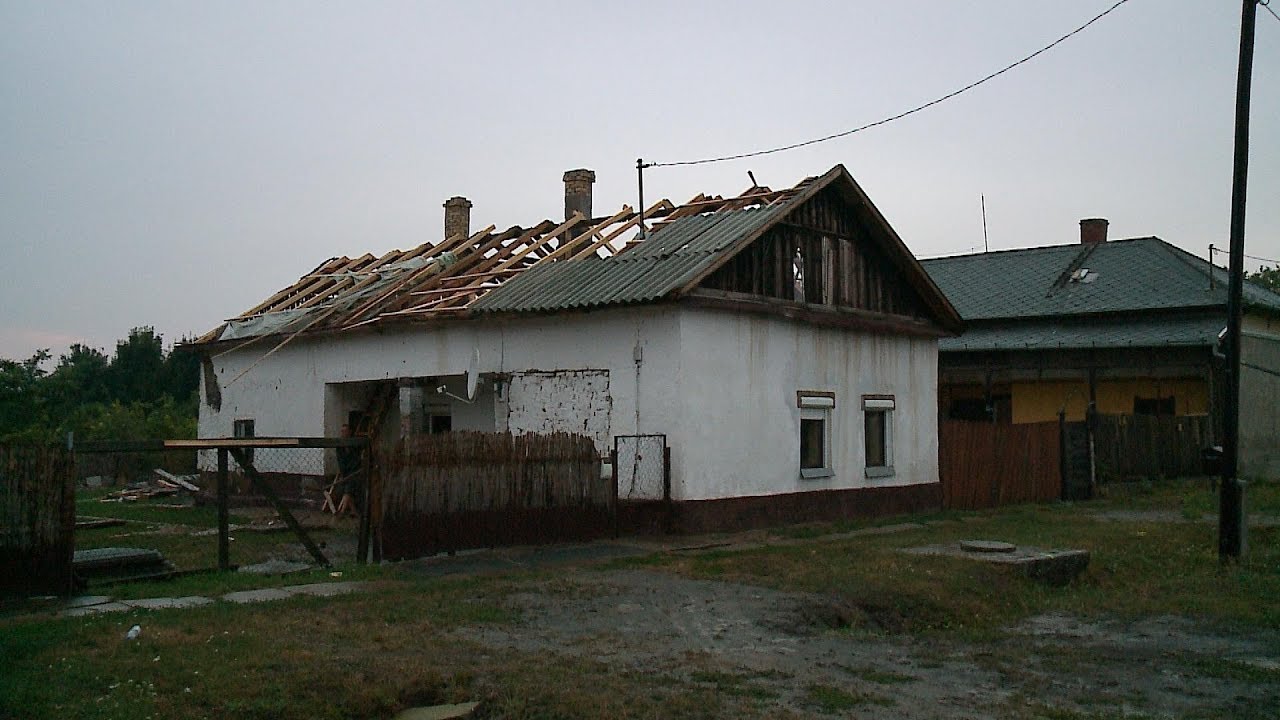 Viharkár Kunmadarason 2018.08.24.