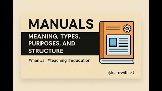 Famous Manuals:  Meaning ,Types, Purposes & Structure Net Worth