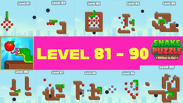 Snake puzzle slither to eat level 81 - 90 walkthrough solution